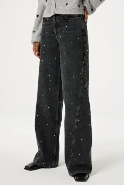 Bonnie Wide Leg - Rhinestone