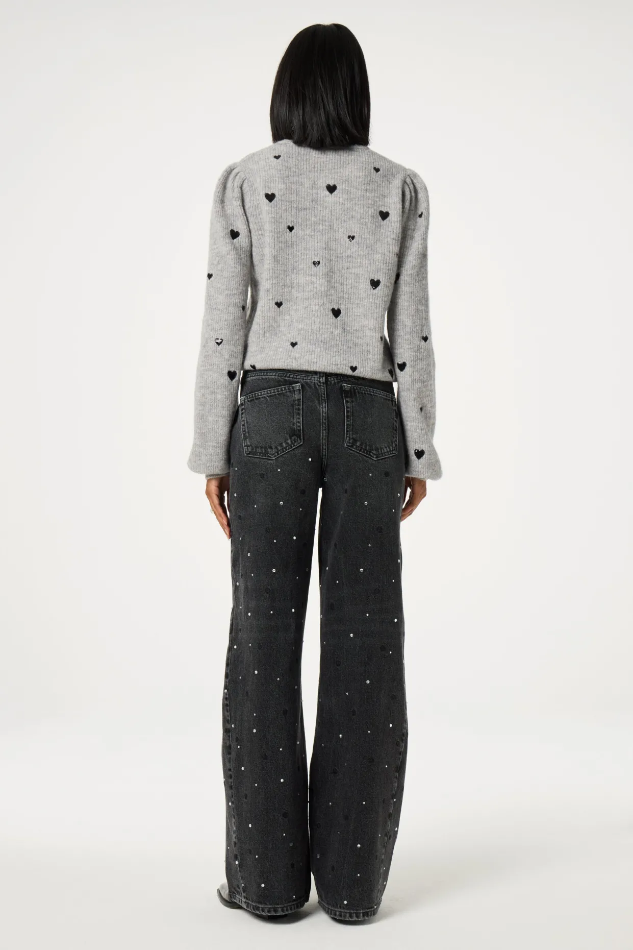 Bonnie Wide Leg - Rhinestone