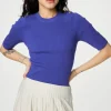 Lillian Slim Short Sleeve Pullover