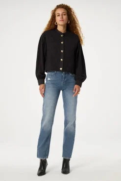 Marie Straight Low-rise Jeans