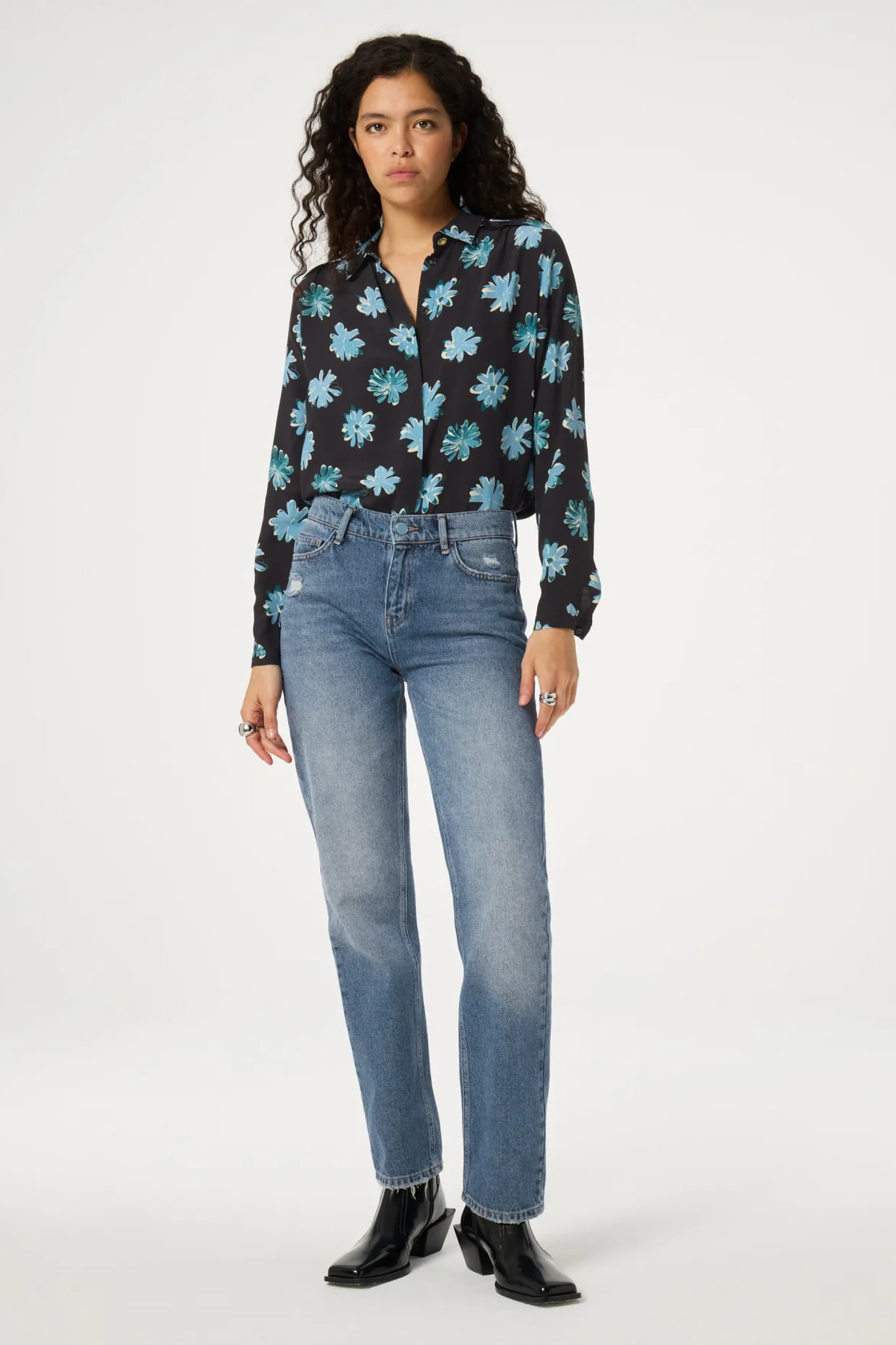 Marie Straight Low-rise Jeans