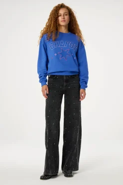 Terry Sport Heart Sweater