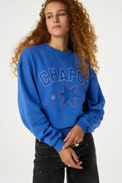 Terry Sport Heart Sweater
