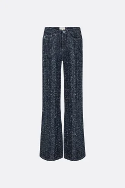 Thea Wide Leg Tweed Jeans