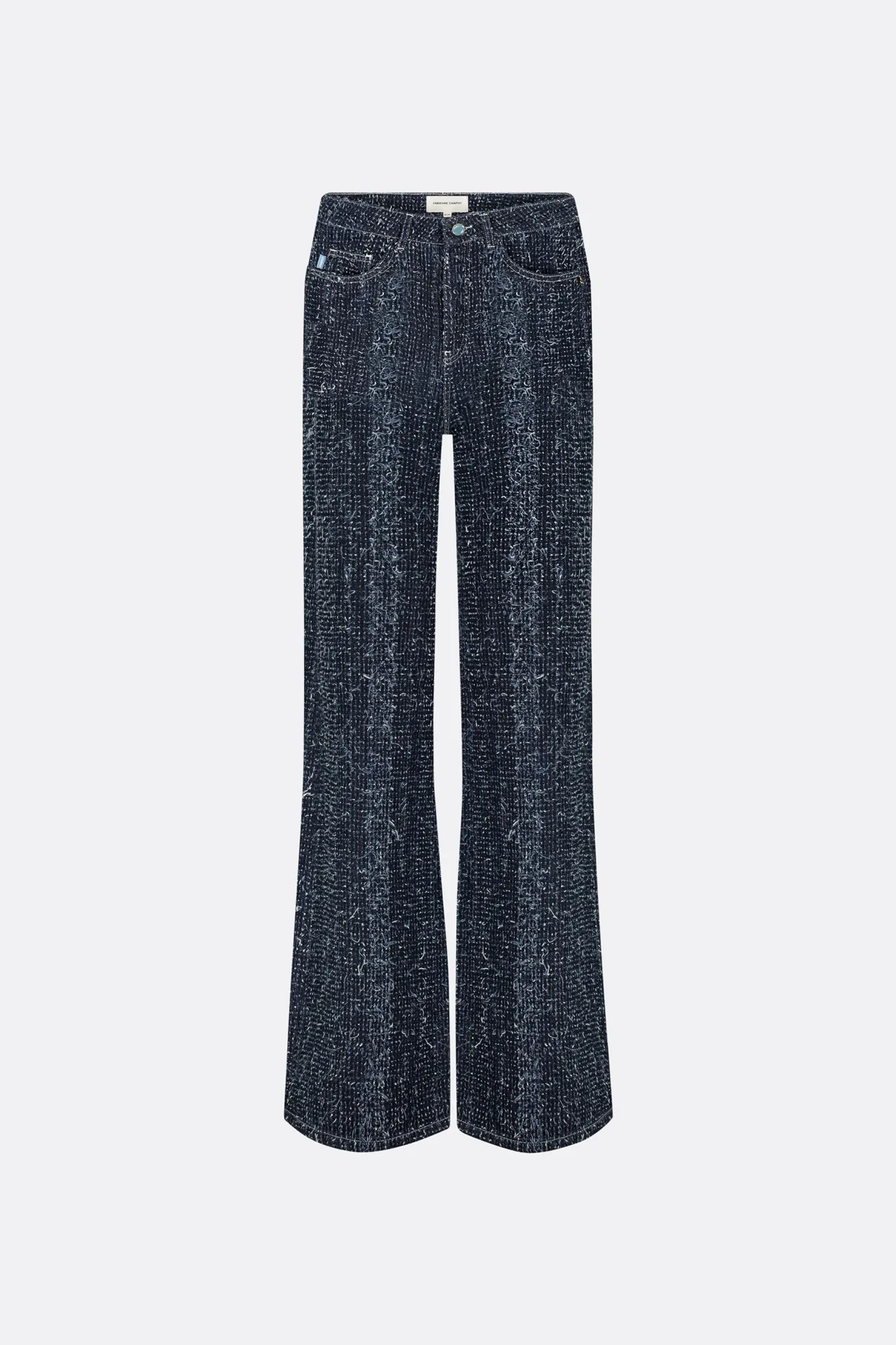 Thea Wide Leg Tweed Jeans